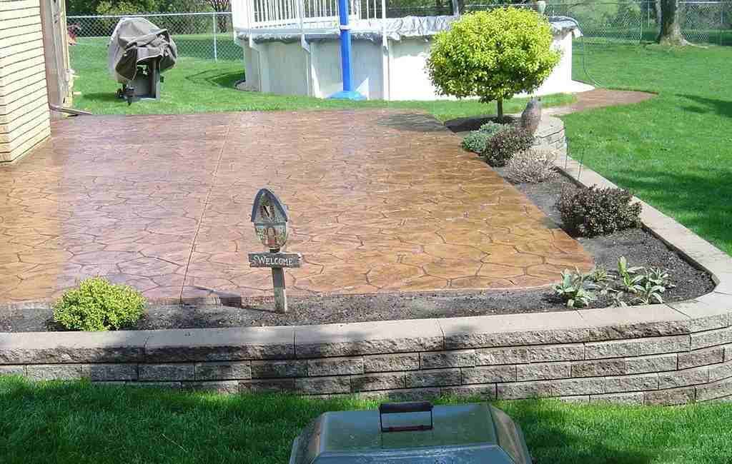 stamped concrete